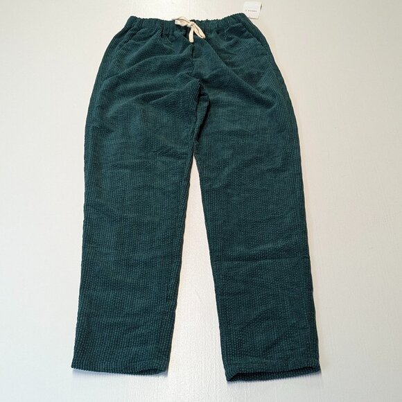 Forever 21 NWT Green Corduroy Pants and Gray Graphic Sweatshirt Size Small - Picture 4 of 16